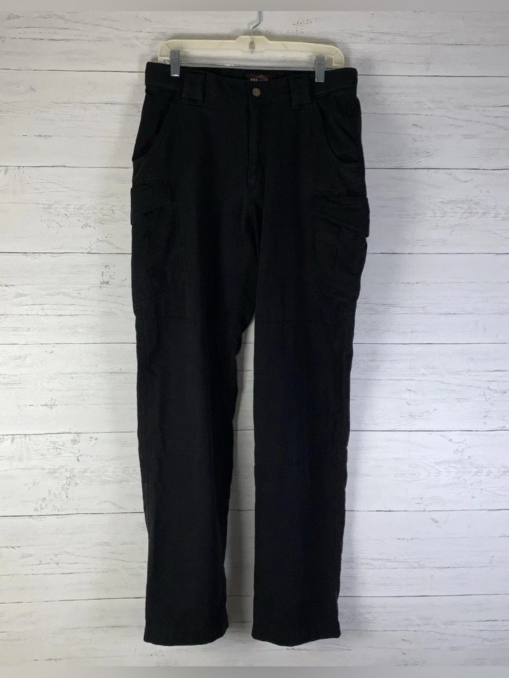 Tru Spec Cargo Pants Men 32/34 Black Straight Leg Tactical Workwear